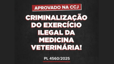 Exerc&iacute;cio ilegal da Medicina Veterin&aacute;ria &eacute; aprovado na CCJ | Not&iacute;cias